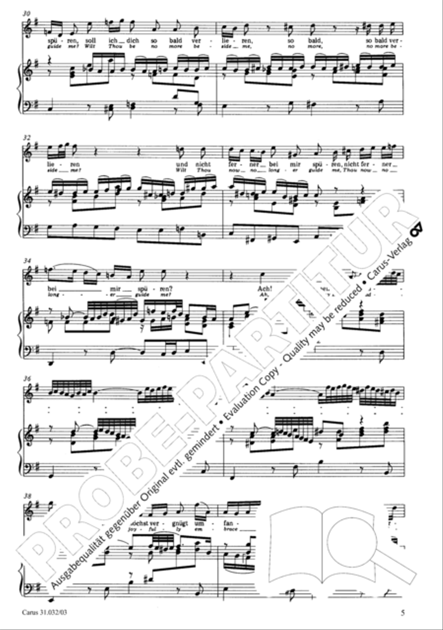 Dearest Jesus, sore I need Thee (Liebster Jesu, mein Verlangen) 4-Part scores gallery preview page 6