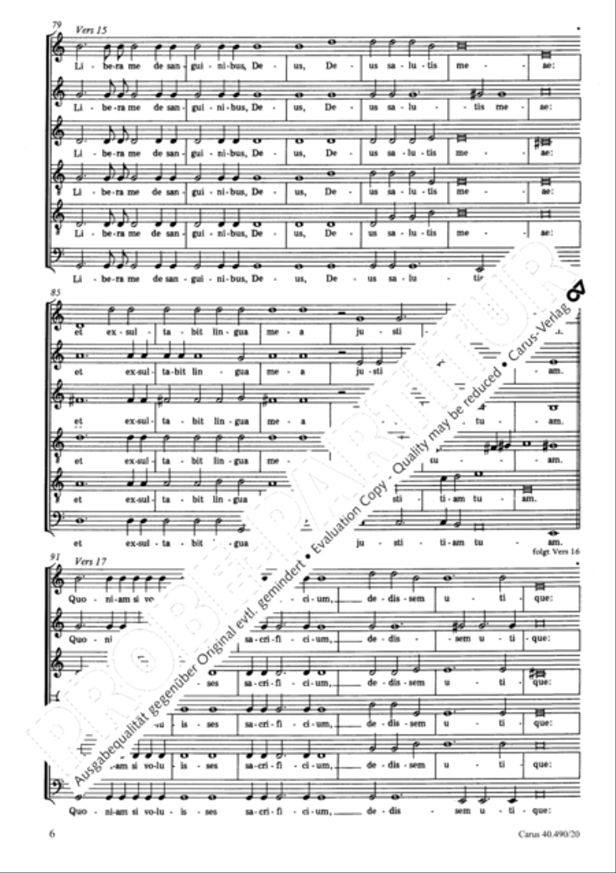 Miserere Choir scores gallery preview page 7