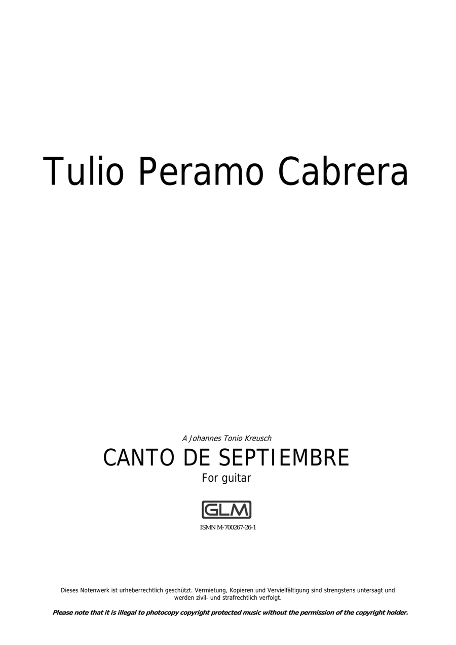 Canto de Septiembre
