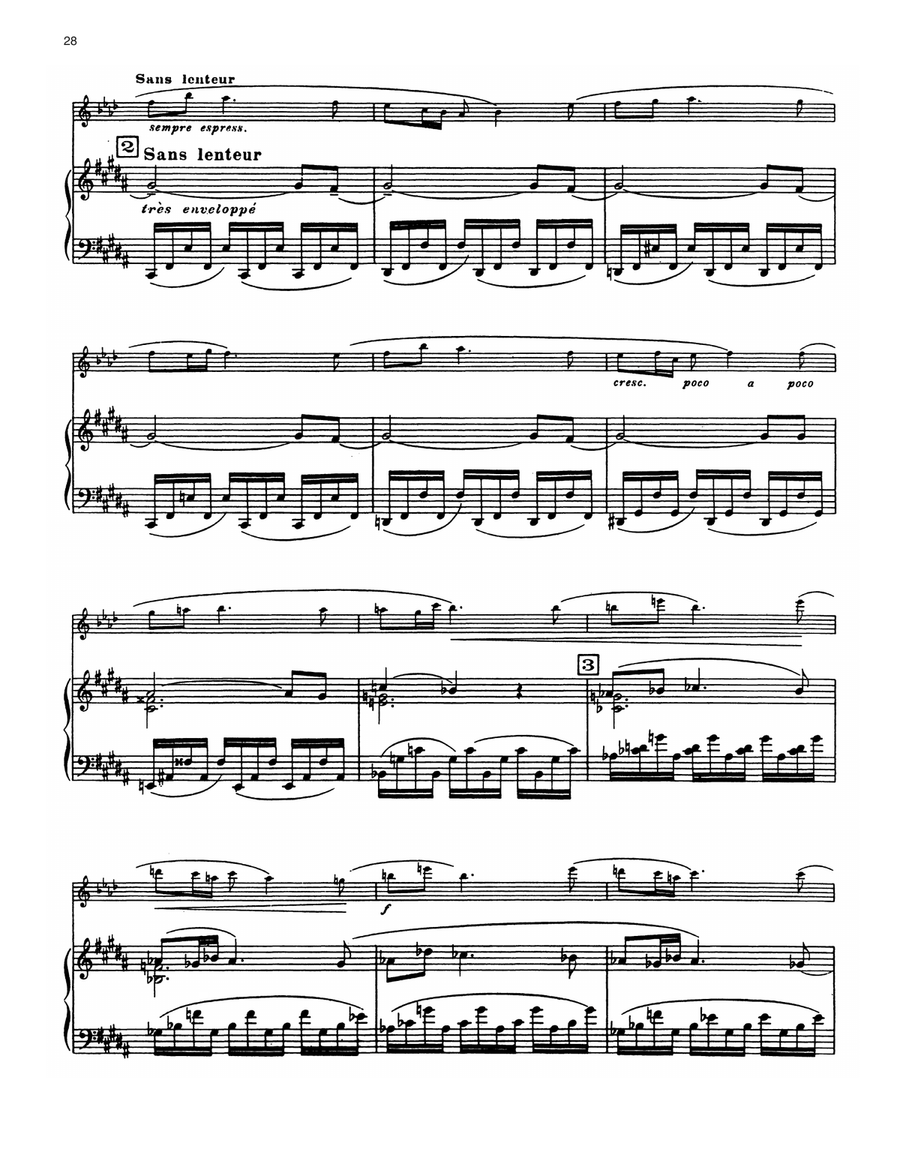 Ballade Alto Saxophone scores gallery preview page 2