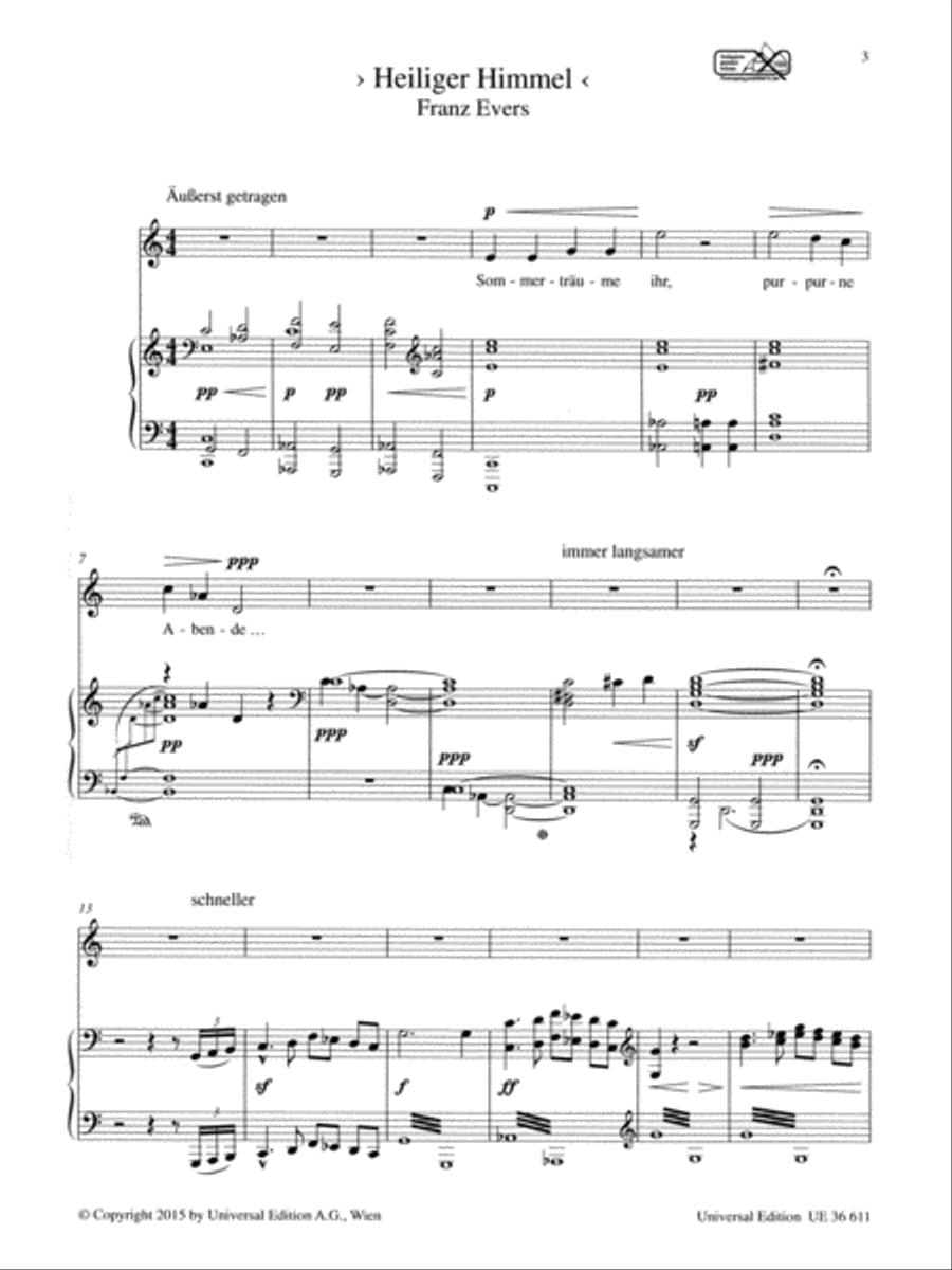 Jugendlieder Vol. 3 Jugendlieder Vol. 3 Chamber Music scores gallery preview page 2