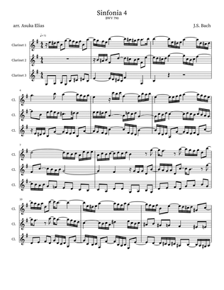 Sinfonia 4 (BWV 790)