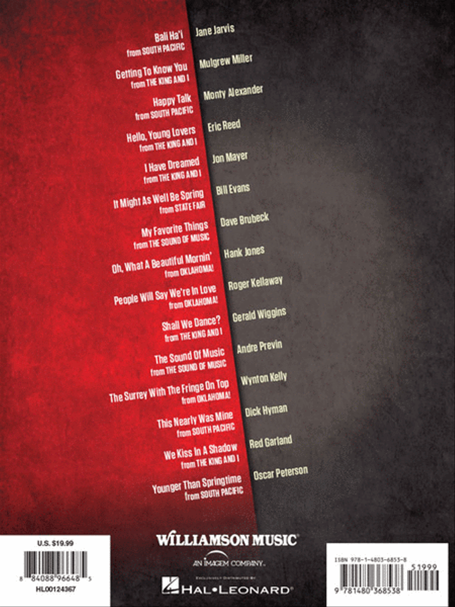 Jazz Piano Masters Play Rodgers & Hammerstein Piano Solo scores gallery preview page 6