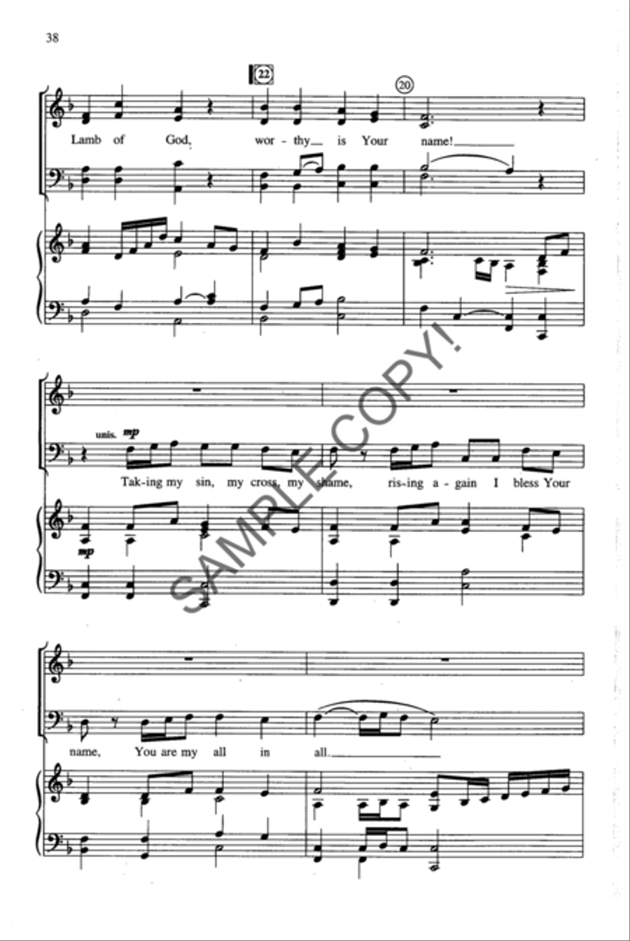 Shadow of the Cross 4-Part scores gallery preview page 24
