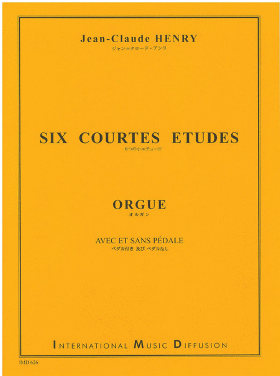 6 Courtes Etudes Organ scores gallery preview page 1