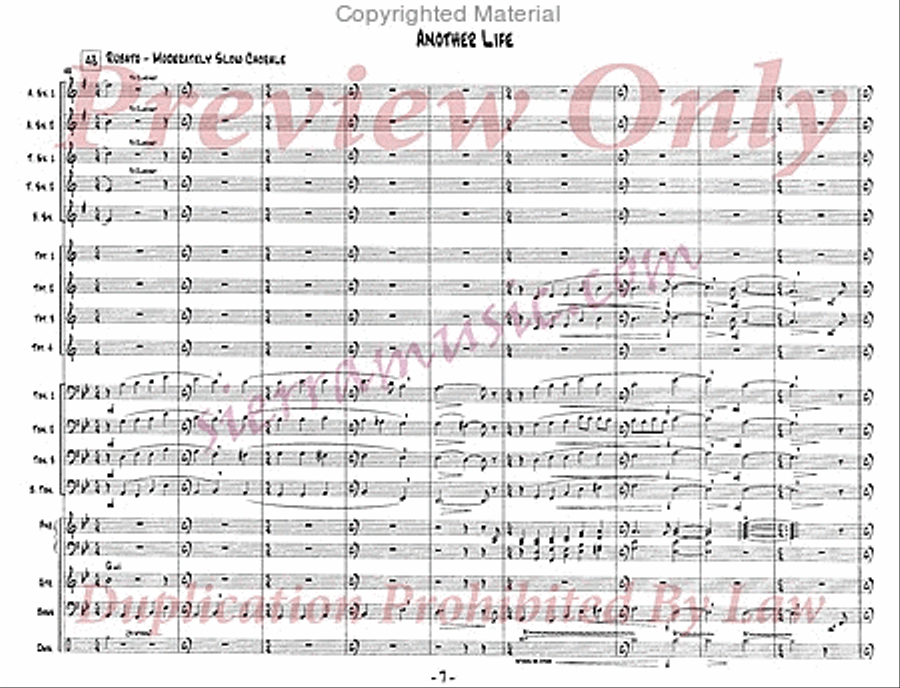 Another Life Big Band scores gallery preview page 8