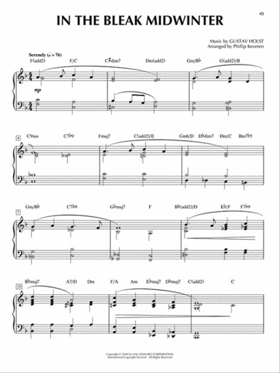 Yuletide Jazz Piano Solo scores gallery preview page 3