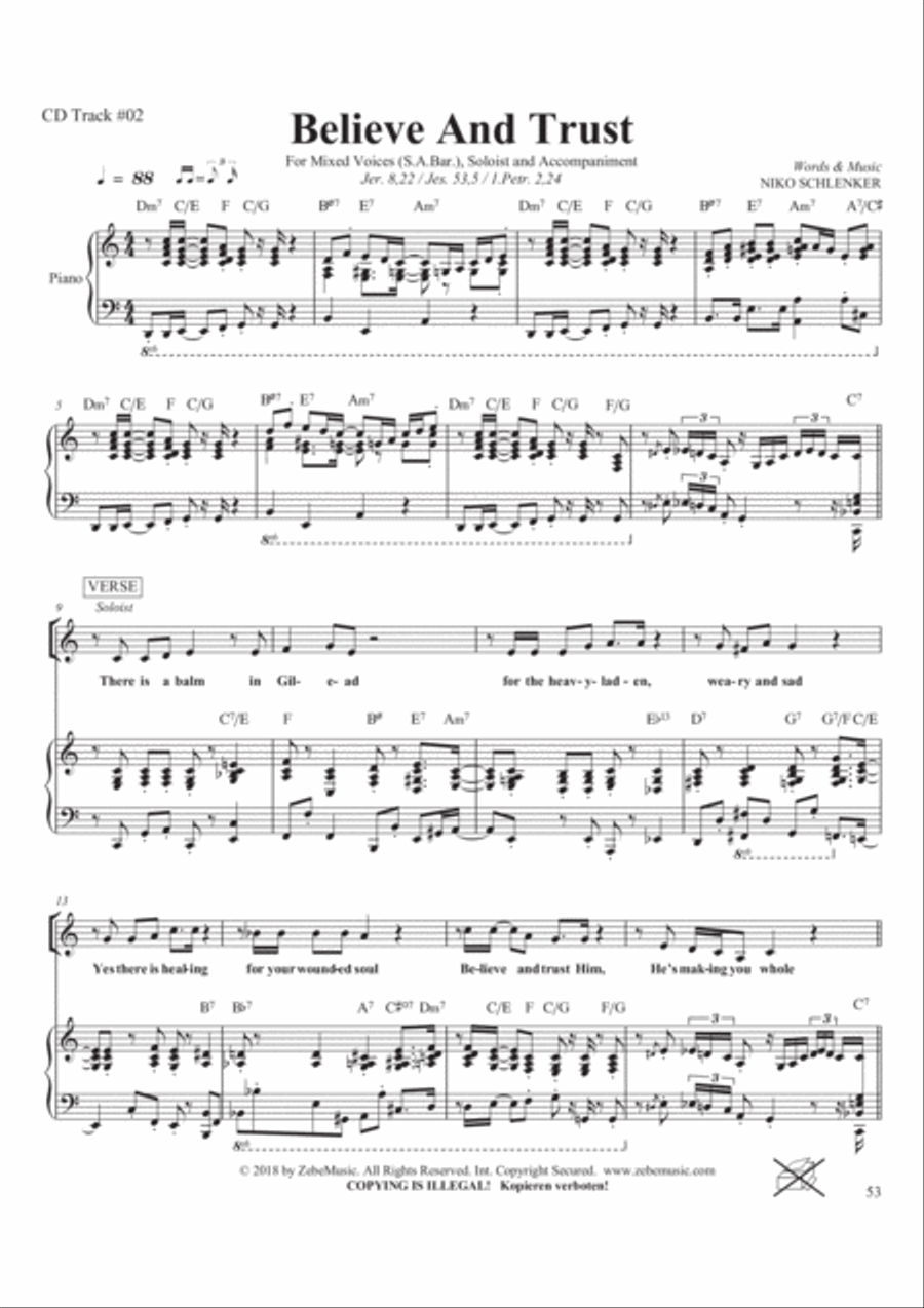 Be Encouraged 4-Part scores gallery preview page 9