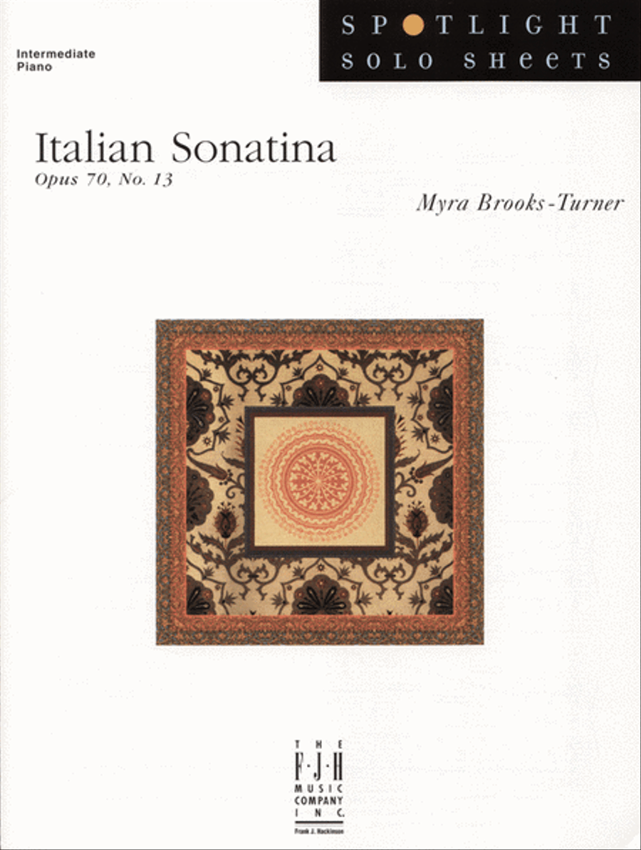 Italian Sonatina, Op. 70, No. 13 Piano Solo scores gallery preview page 2