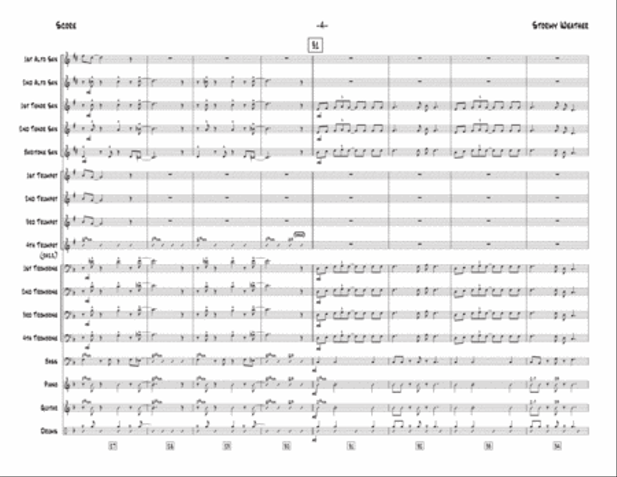 Stormy Weather Jazz Ensemble scores gallery preview page 5