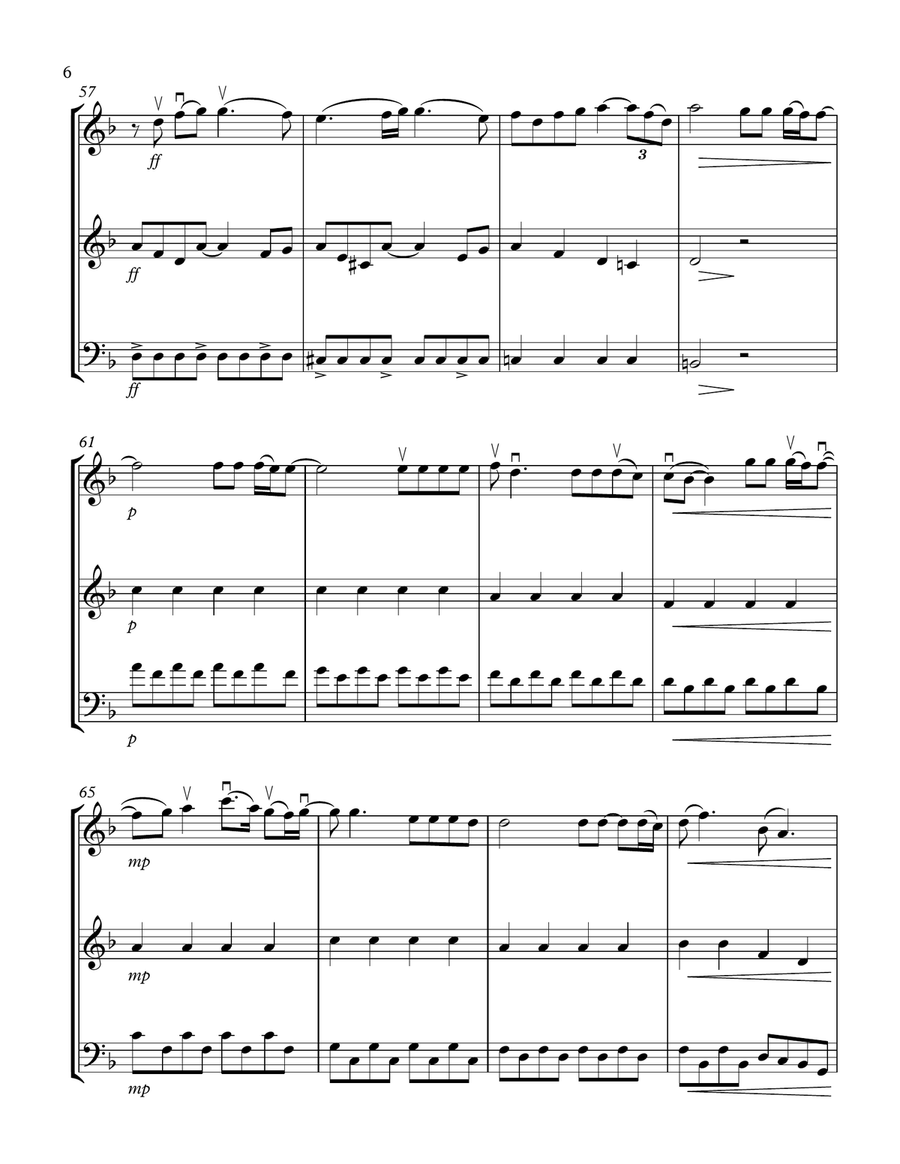 Never Break String Trio scores gallery preview page 6