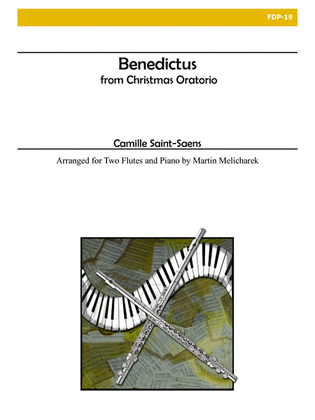 Book cover for Benedictus for Two Flutes and Piano