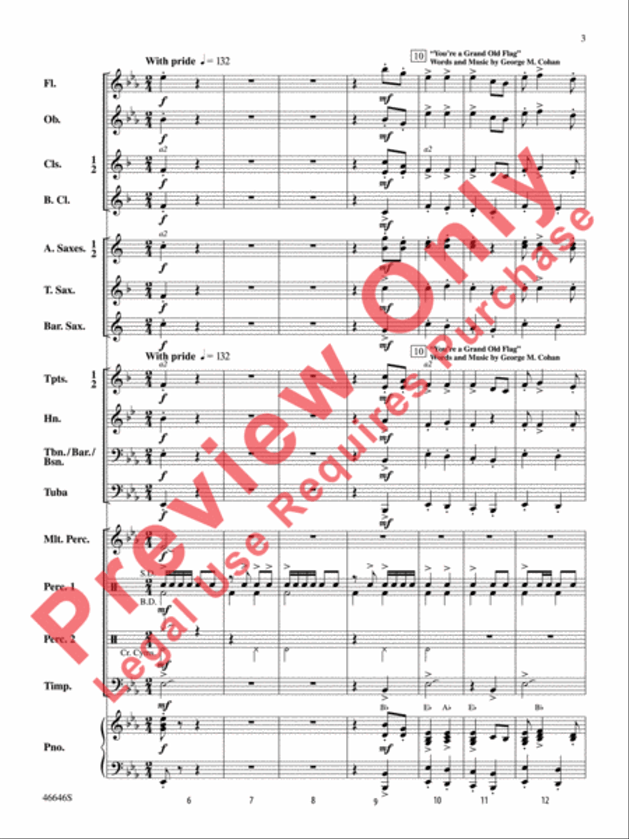 American Pride Concert Band scores gallery preview page 4