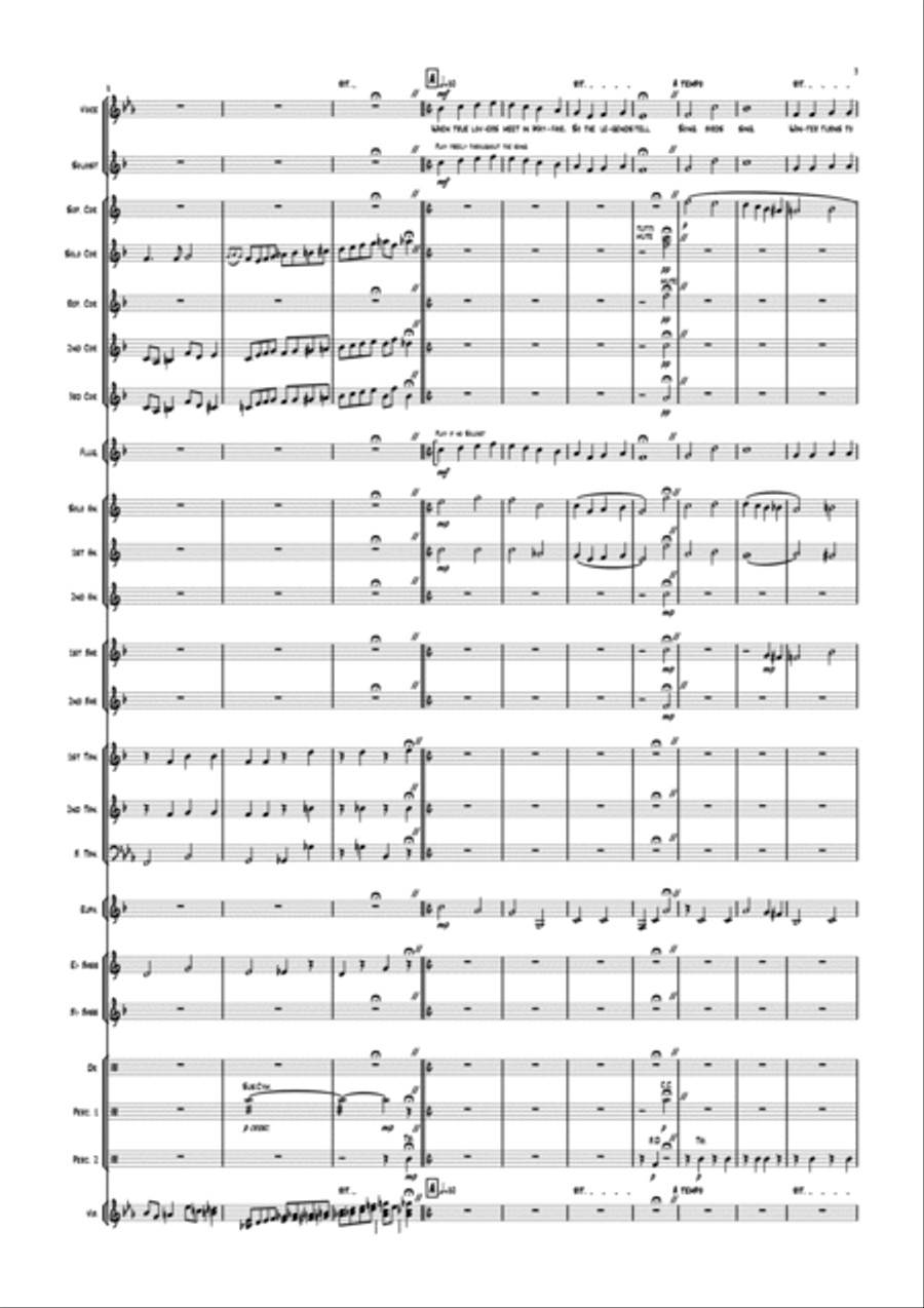 A Nightingale Sang In Berkeley Square Brass Band scores gallery preview page 3