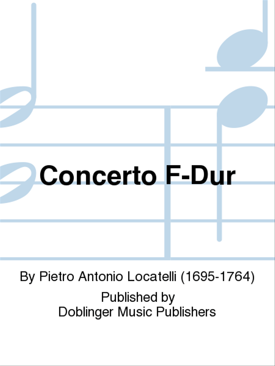 Concerto F-Dur School and Community scores gallery preview page 1