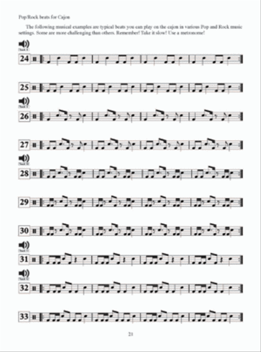First Lessons Cajon First Lessons Cajon Flamenco Guitar scores gallery preview page 3