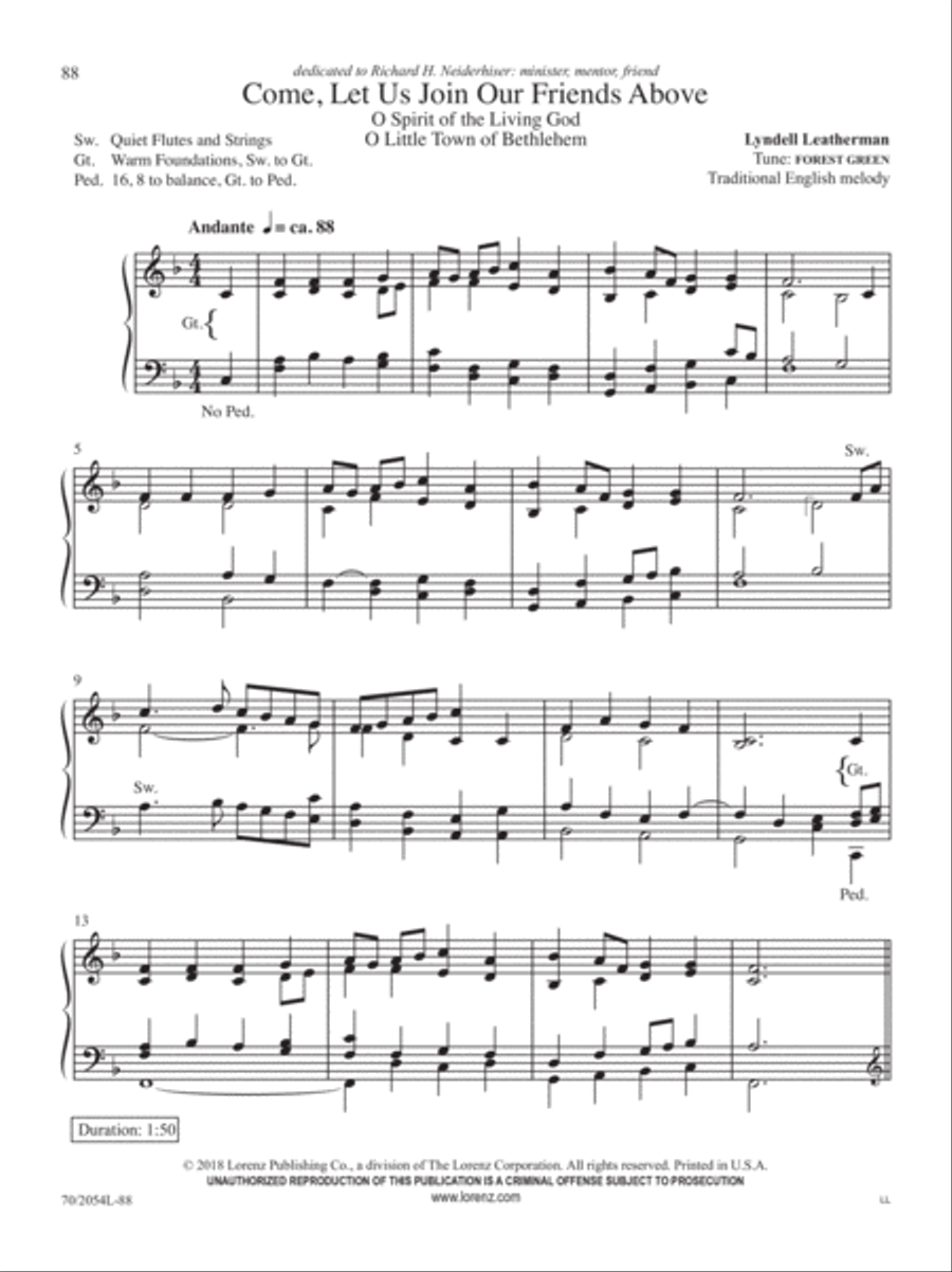 Seasons of Grace Seasons of Grace Organ Solo scores gallery preview page 17