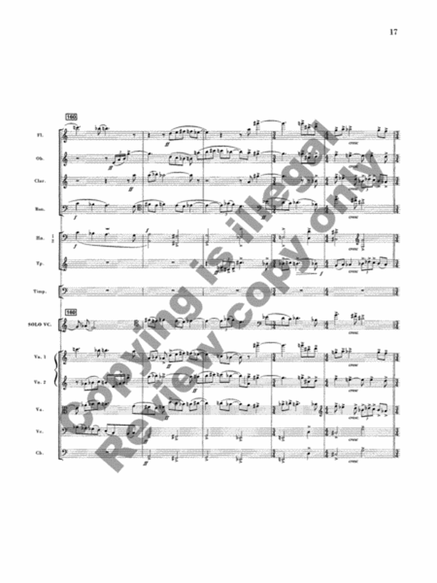 Concerto for Cello and Chamber Orchestra (Additional Full Score)