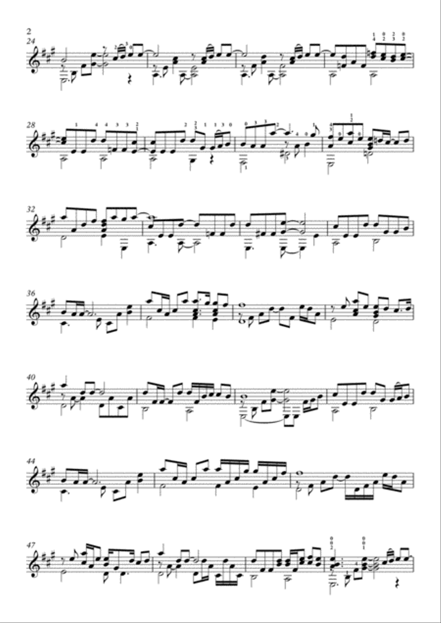 I Know Him So Well Guitar Solo scores gallery preview page 2