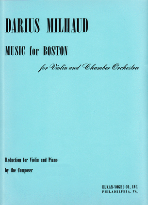 Book cover for Music For Boston