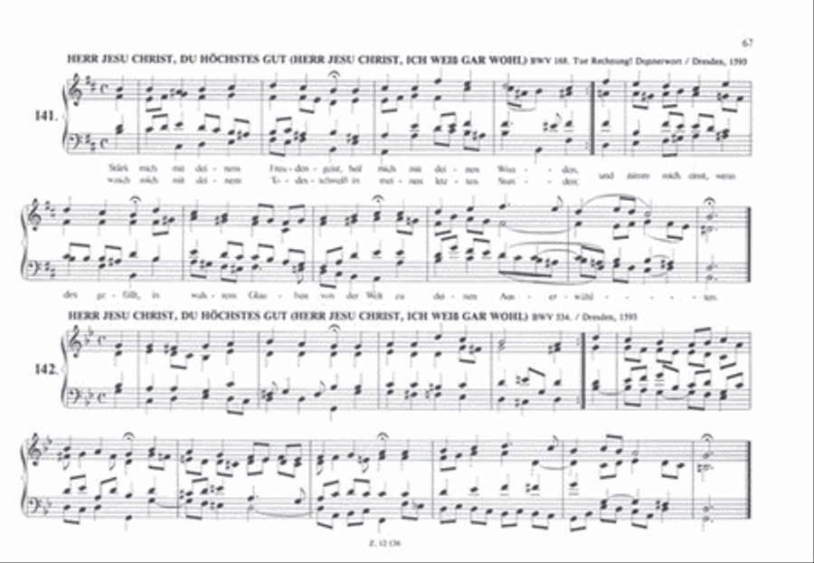 Vierstimmige Choralgesänge Organ scores gallery preview page 3