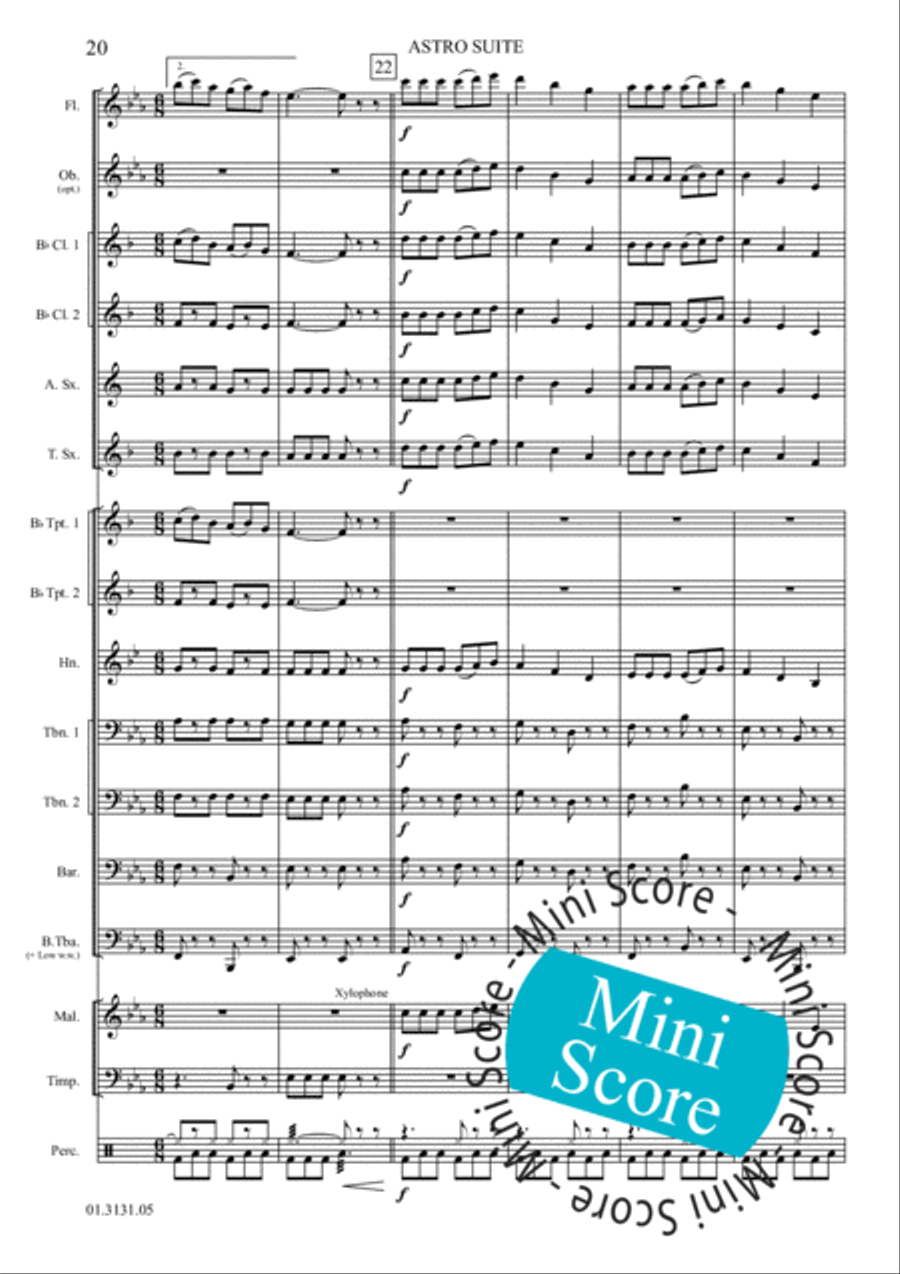 Astro Suite Concert Band scores gallery preview page 26