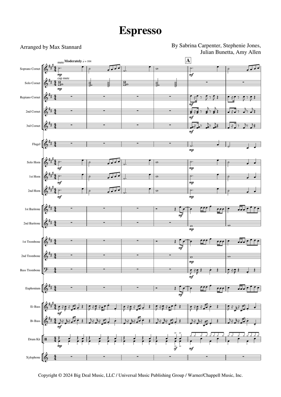 Espresso Brass Band scores gallery preview page 2