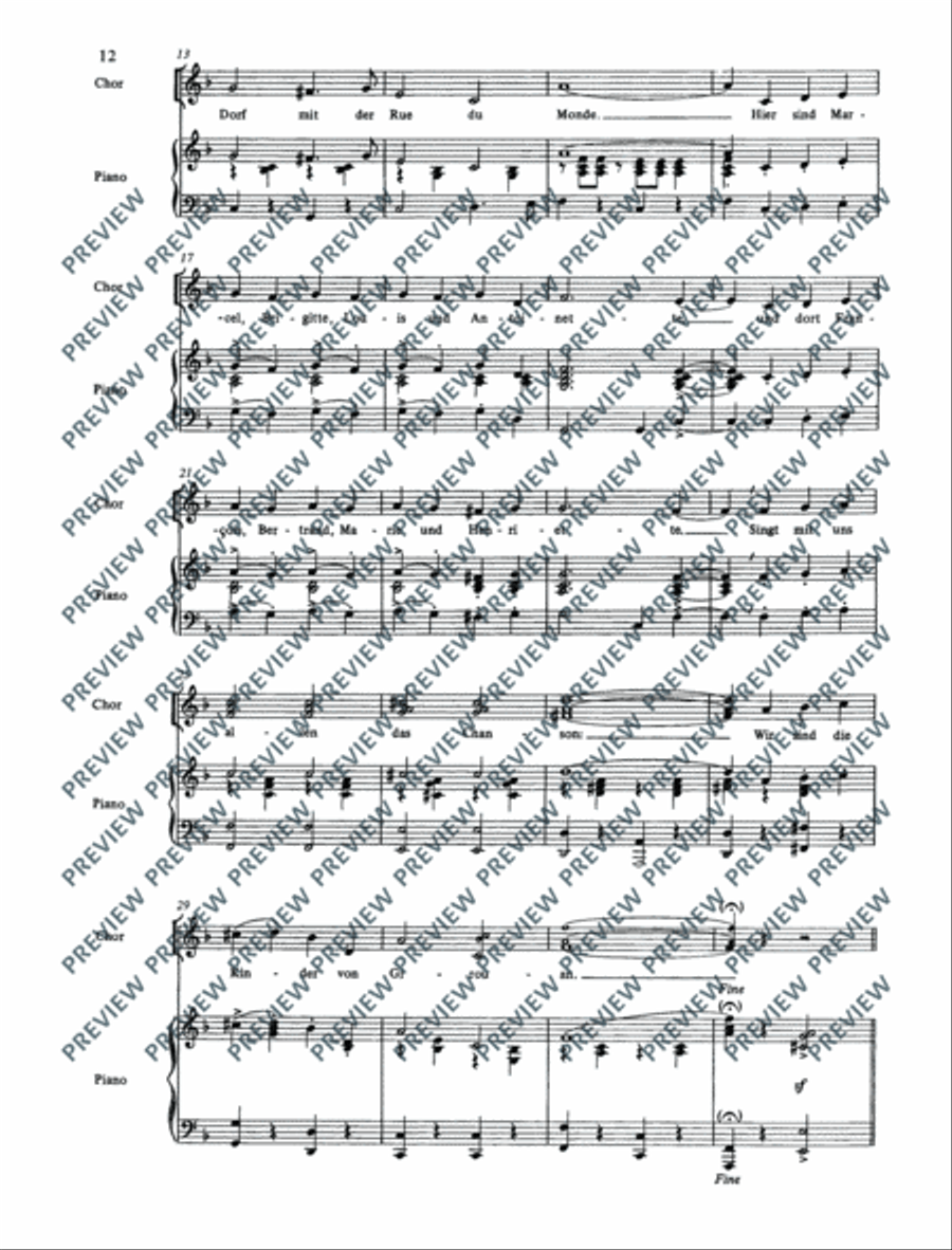Frieden auf dieser Welt Choir scores gallery preview page 13