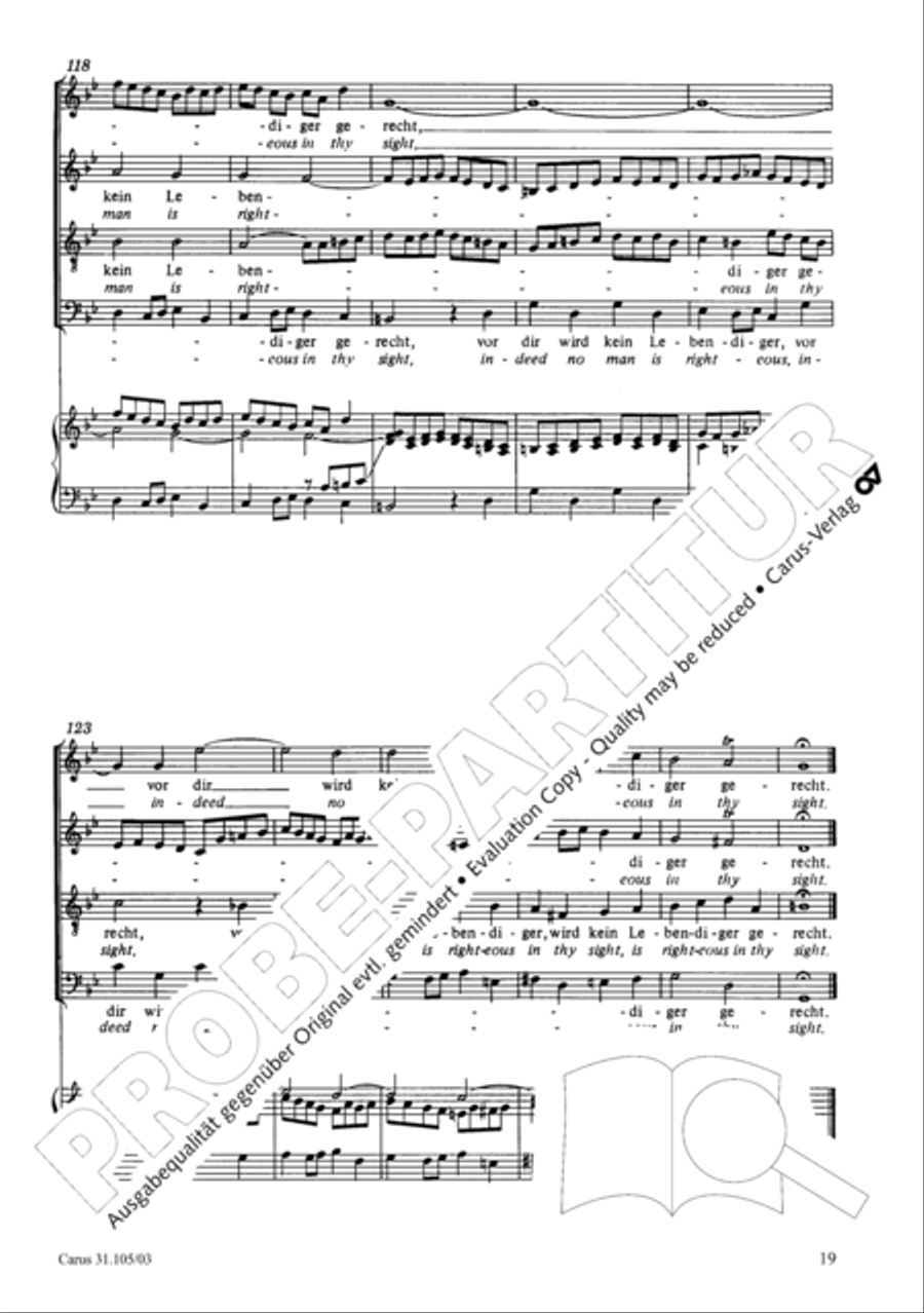Lord, be not too quick to judge thy servant 4-Part scores gallery preview page 20