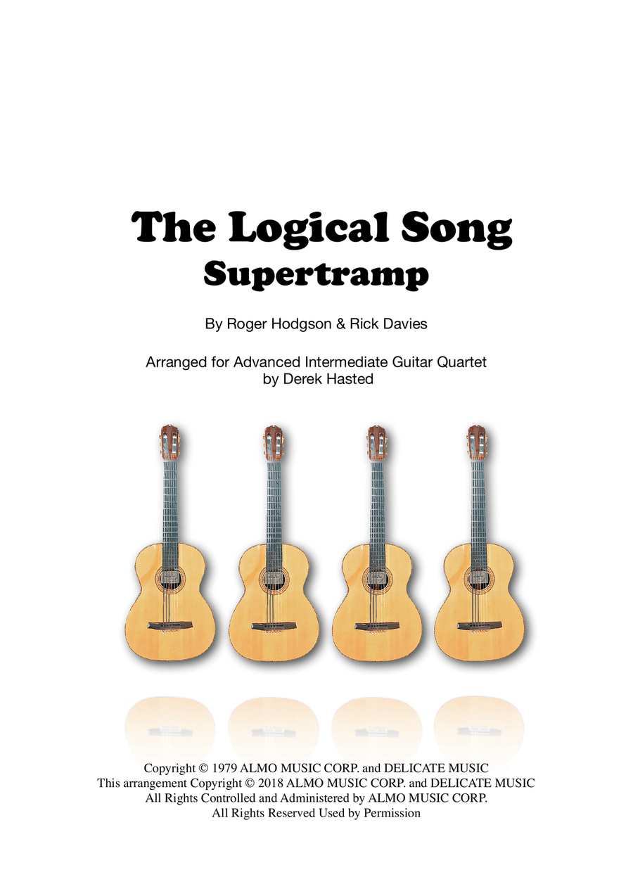 The Logical Song Guitar Ensemble scores gallery preview page 1