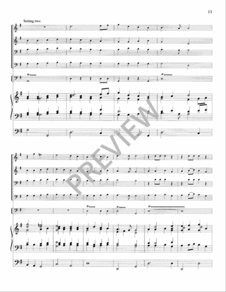 Festival Hymns for Organ, Brass, and Timpani - Volume 2, Easter Trombone scores gallery preview page 13
