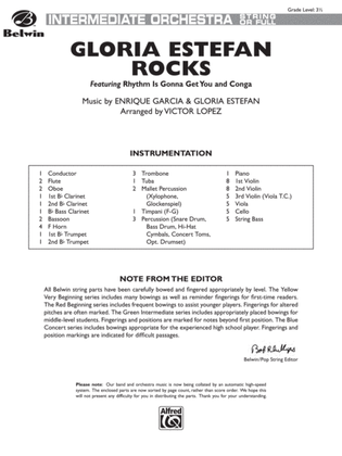 Gloria Estefan Rocks: Score