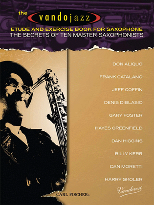 Book cover for The Vandojazz - Etude and Exercise Book for Saxophone