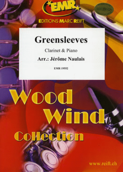 Greensleeves by Jerome Naulais Clarinet Solo - Sheet Music