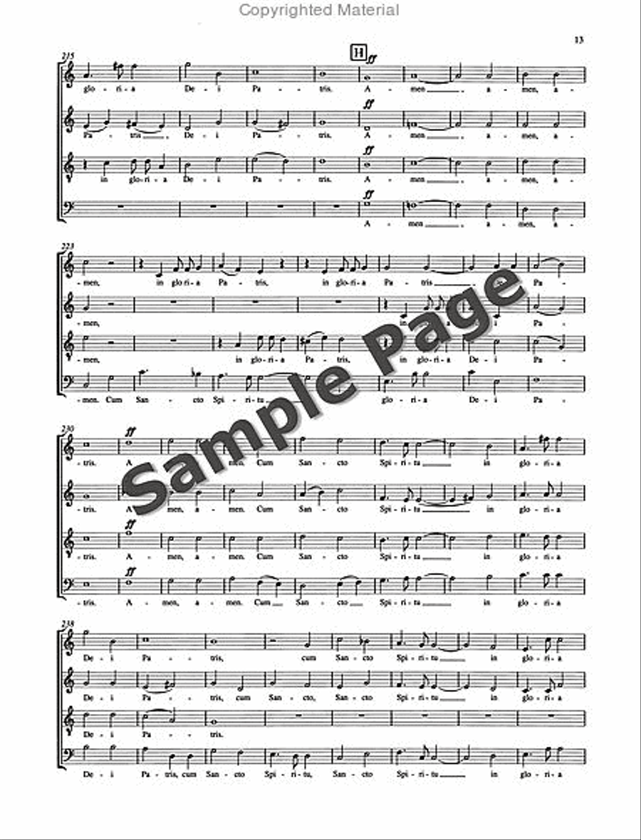 Missa Sacra Op. 147 Missa Sacra Op. 147 4-Part scores gallery preview page 14