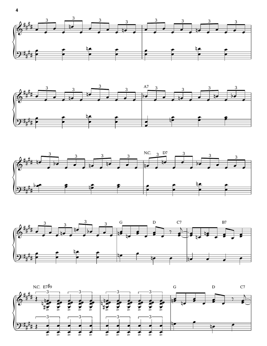 Love Me Two Times Love Me Two Times Piano, Vocal scores gallery preview page 4