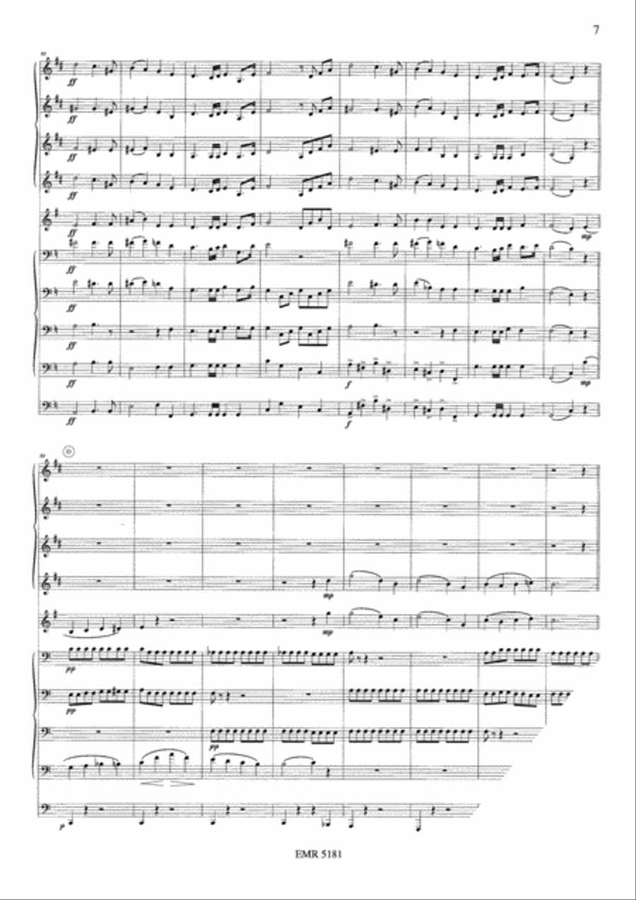 Wedding March Brass Ensemble scores gallery preview page 7