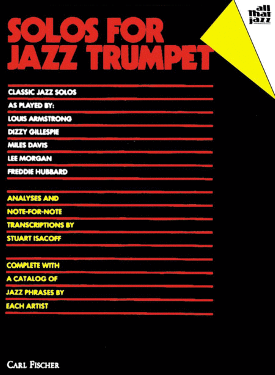 Solos for Jazz Trumpet Trumpet Solo scores gallery preview page 1
