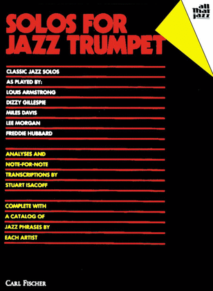 Book cover for Solos for Jazz Trumpet