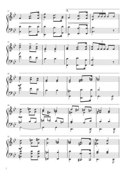 Bridal Chorus (Wagner) Full Version Piano Solo Grade 4 with note names image number null
