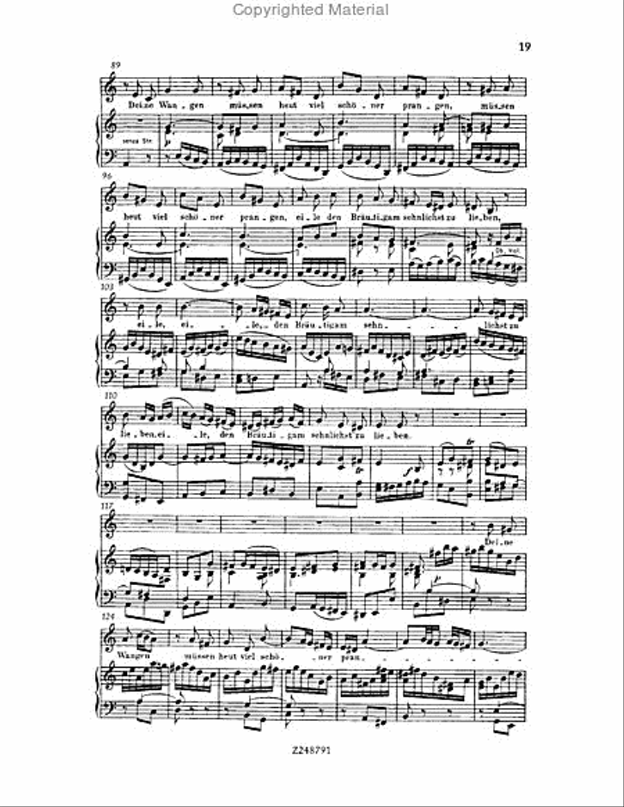 Christmas Oratorio, BWV 248 Choir scores gallery preview page 18