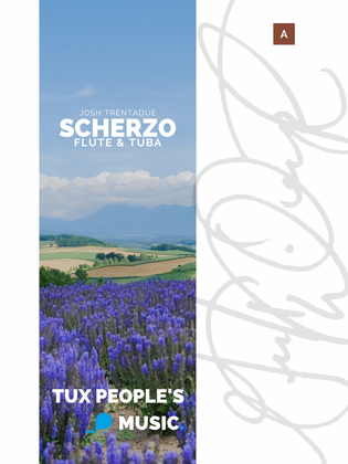 Book cover for Scherzo for Flute and Tuba