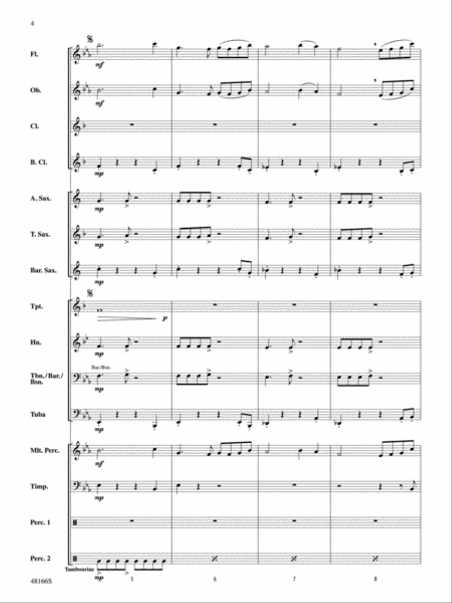 Exultation: Score Concert Band scores gallery preview page 4