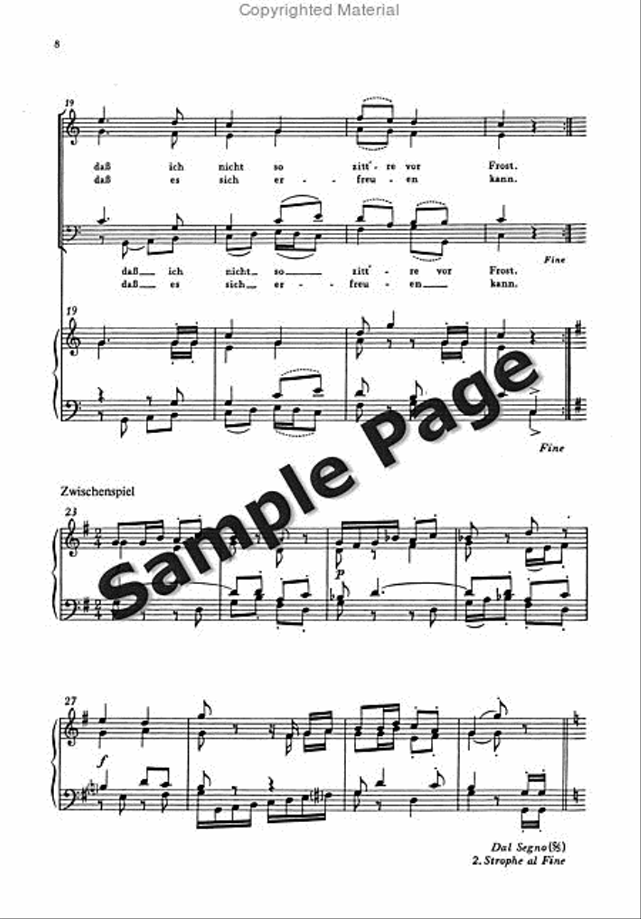 Mit Freudigem Schall Score 4-Part scores gallery preview page 9