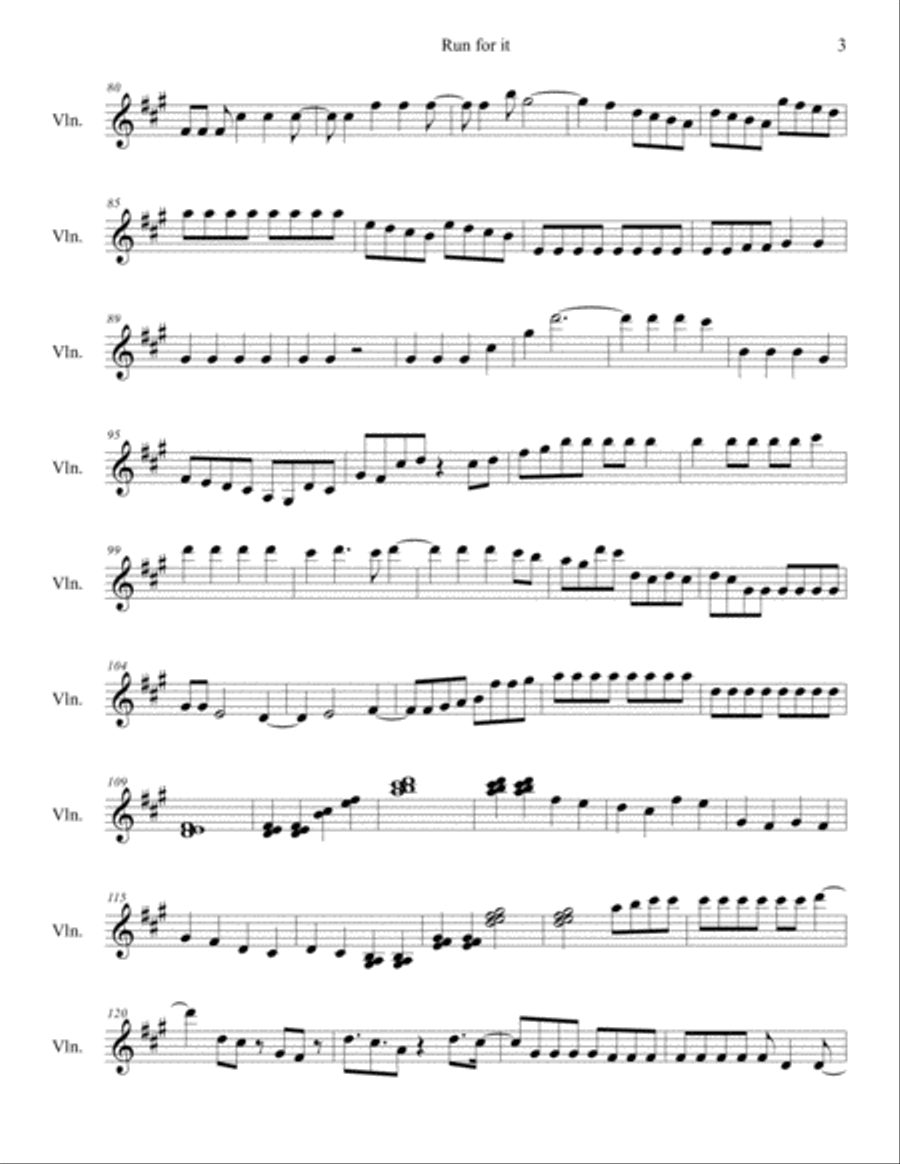 Run for it String Duet scores gallery preview page 3