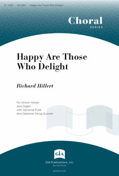 Happy Are Those Who Delight - Instrument edition