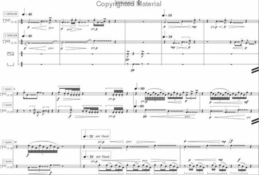 A Game for Two Percussion scores gallery preview page 2