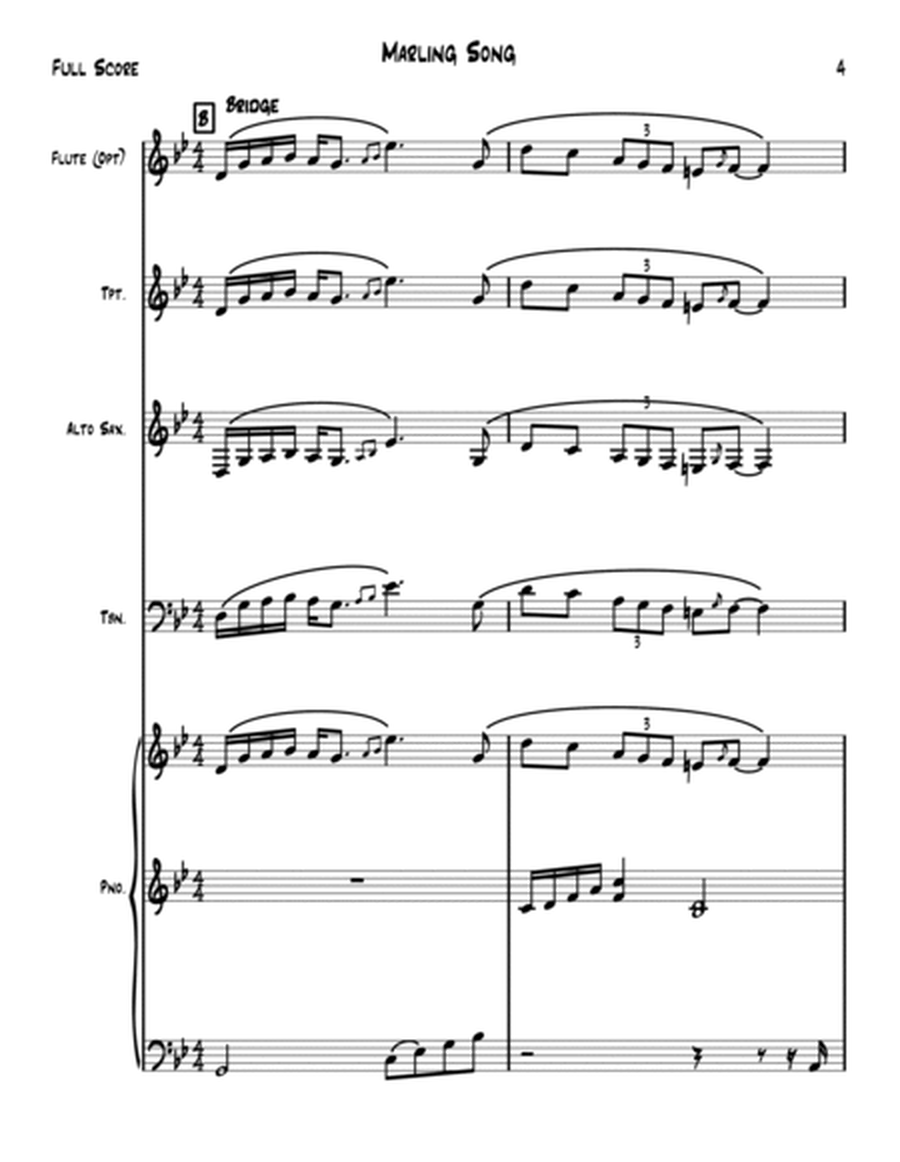 Marling Song - Lead Sheet image number null