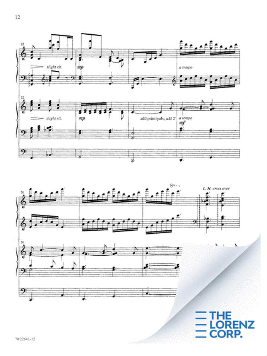 O for a Thousand Tongues Organ scores gallery preview page 13