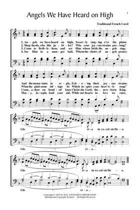 25 Christmas Carols for SATB / 4-Part Choir